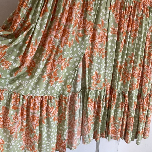 Anthropologie Able The Label Floral Tiered Maxi Dress XS - Picture 4 of 6